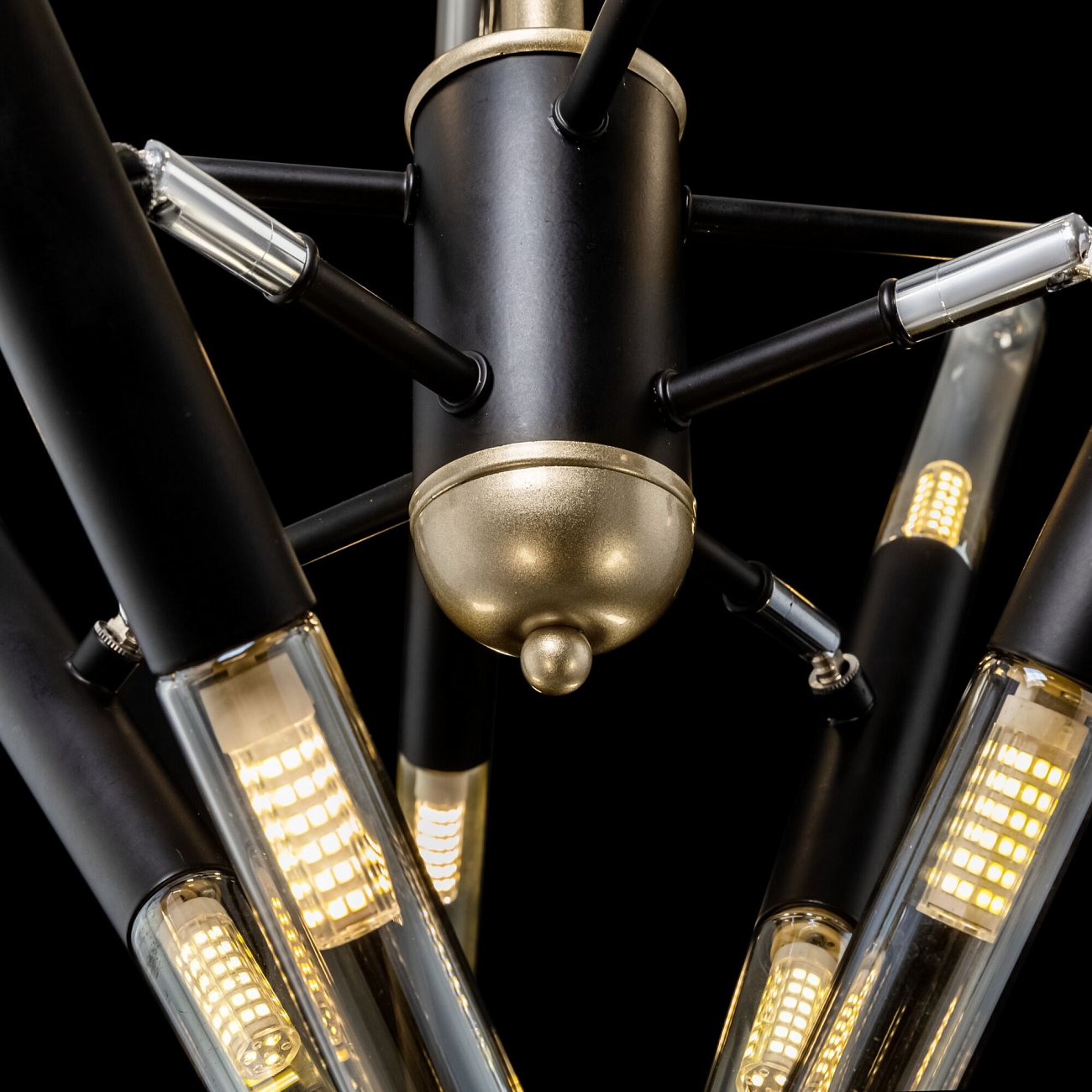 Люстра подвесная черная Edera FR5006PL-16B FREYA ДИЗАЙНЕРСКИЕ, MODERN 00-3956362 Черный  - Вид №2