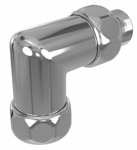 4620768880889  Уголок со сгоном 3/4"х1/2 г/ш для п\с 762SCH0504 Нержавеющая сталь