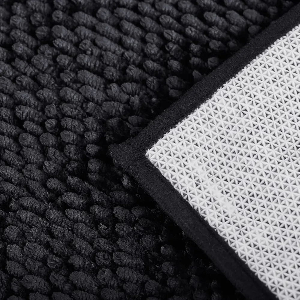Коврик для ванной комнаты Moroshka Expressia 50x80 см цвет черный STLM-2138489 - Вид №3