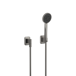 ЛИССЕ Набор для ручного душа с отдельными розетками - матовая темная платина 27803845-99