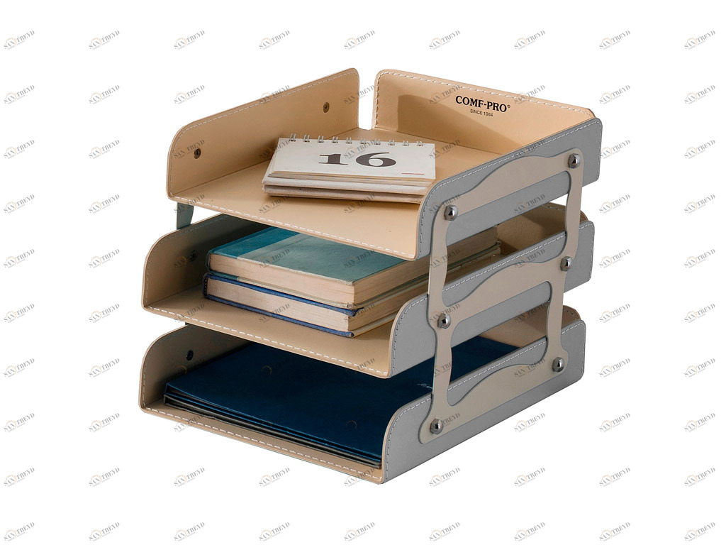 Лоток для бумаг серый COMF-PRO  261318 Серый Santreyd 