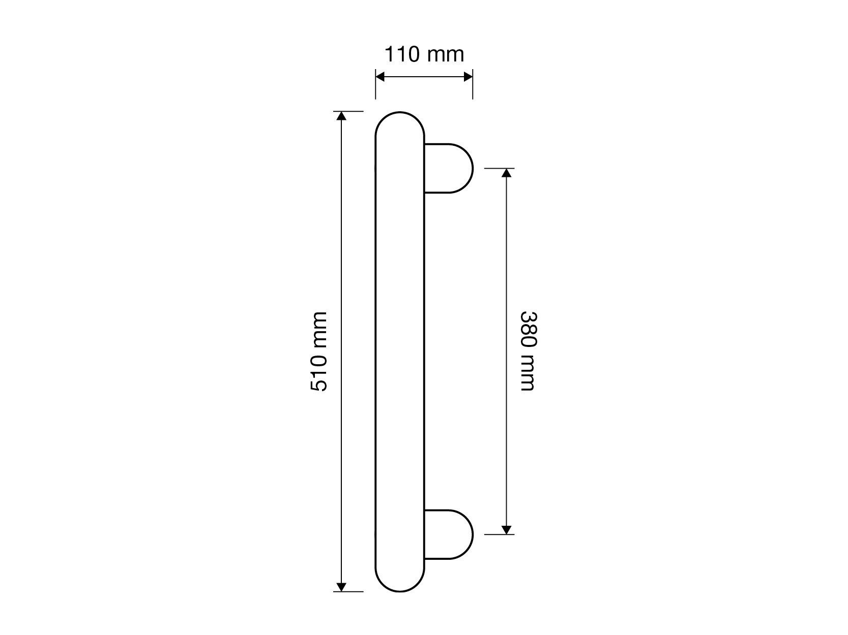Классический стиль латунная ручка с кристаллами Swarovski® LINEA CALI' Creative Crystal ARCH-00027292 - Вид №2