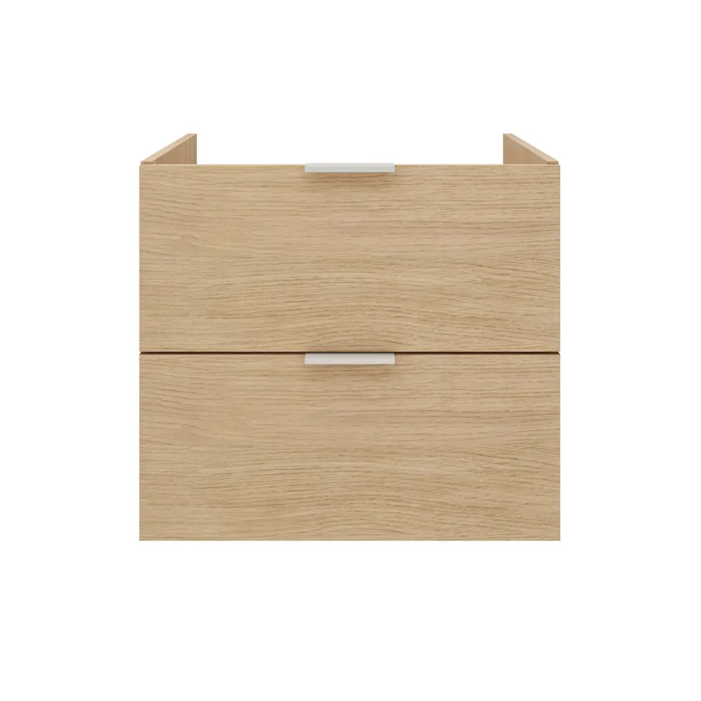 Тумба под раковину подвесная Sensea Essential 60 см цвет дуб STLM-2133366 - Вид №8