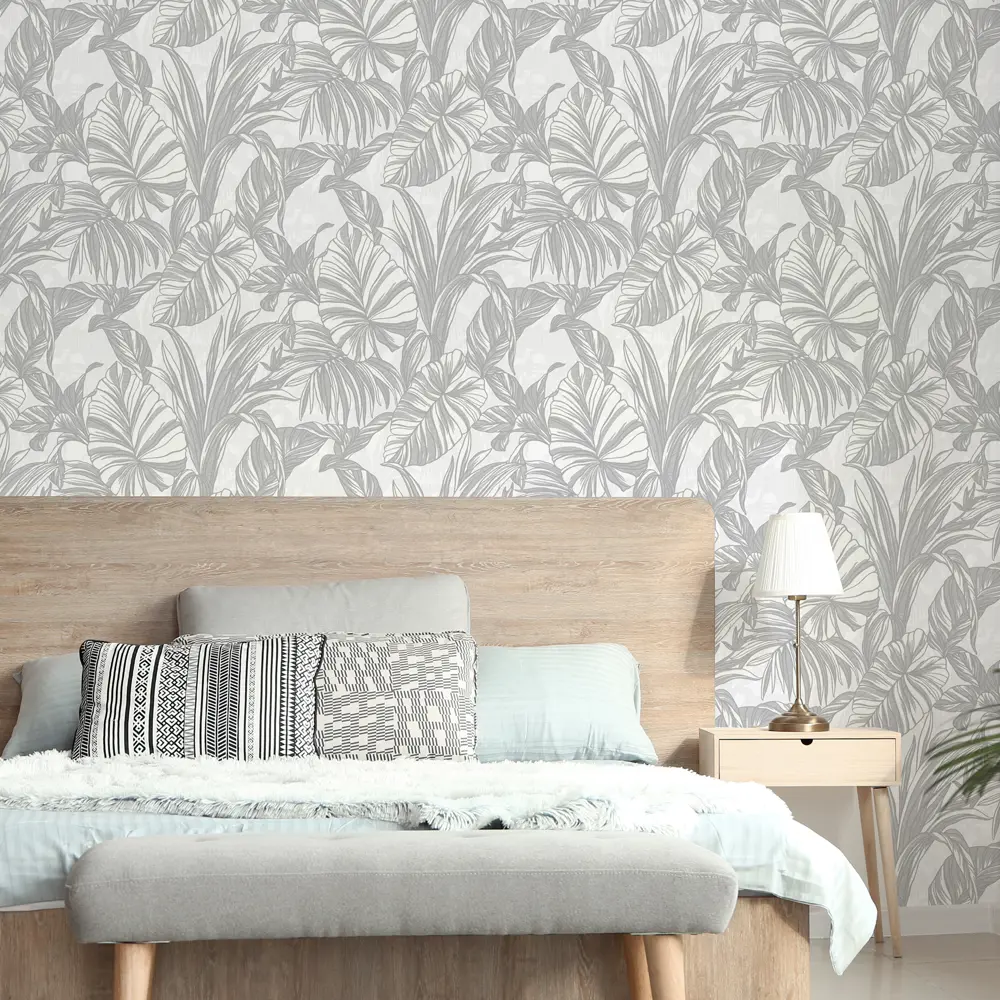 Обои флизелиновые Аспект Тропики серые 1.06 м 30197-14 АСПЕКТ РУ STLM-2167830 - Вид №2