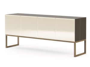 Шкаф из шпона с распашными дверями