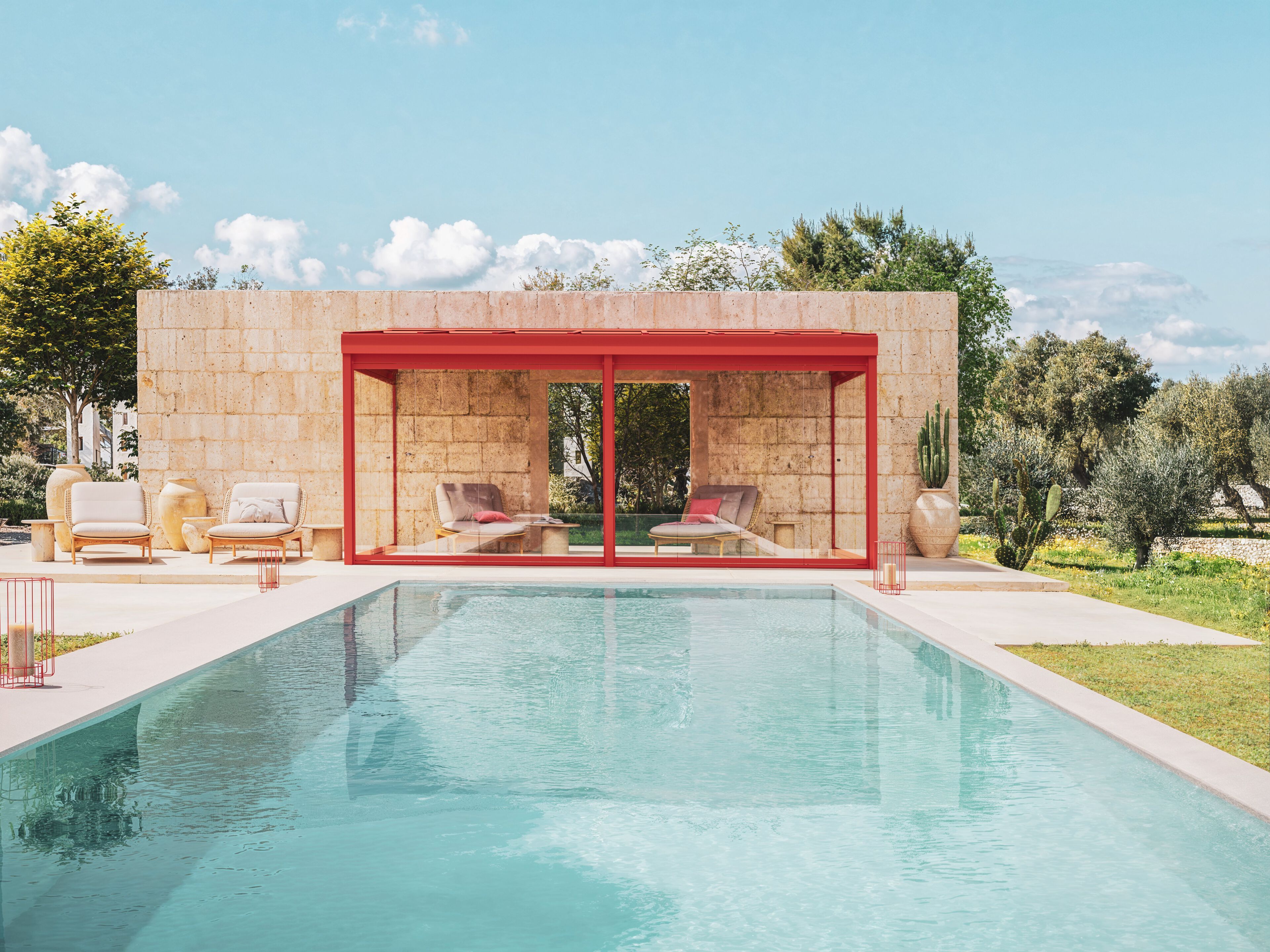 Навесная крыша с люком холодного среза Protezioni ARCH-00075502 - Вид №9