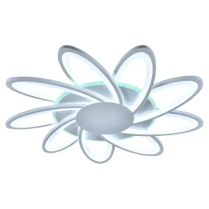 91278808 Светодиодная люстра 8014/9 WHT 216W+11W RGB, Profit Light STLM-1422196