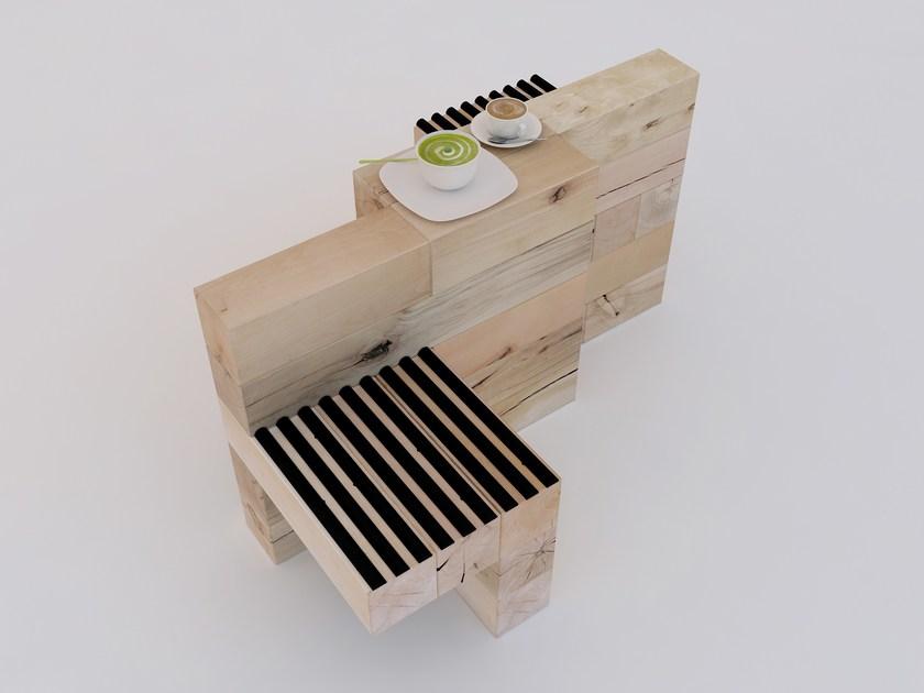 CRAFTWAND Скамейка для инфопункта из бука Craftwand® sun-id-1502575 - Вид №4