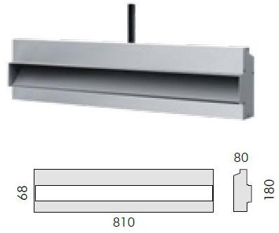 SIMES Настенная светодиодная лестница из анодированного алюминия Ghost sun-id-1466083 - Вид №22