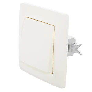 Выключатель Reone 1 клавиша цвет слоновая кость