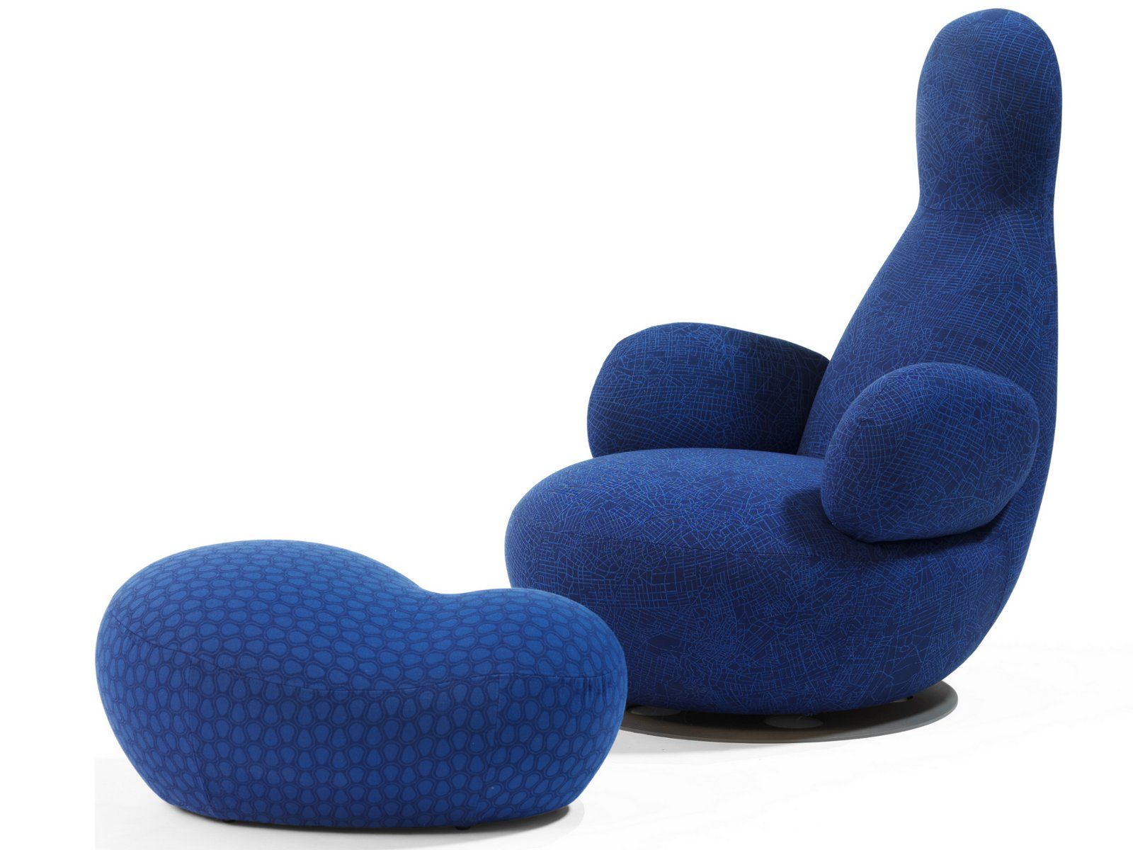 Вращающееся кресло с подлокотниками Bla Station Oppo ARCH-00067713 - Вид №7