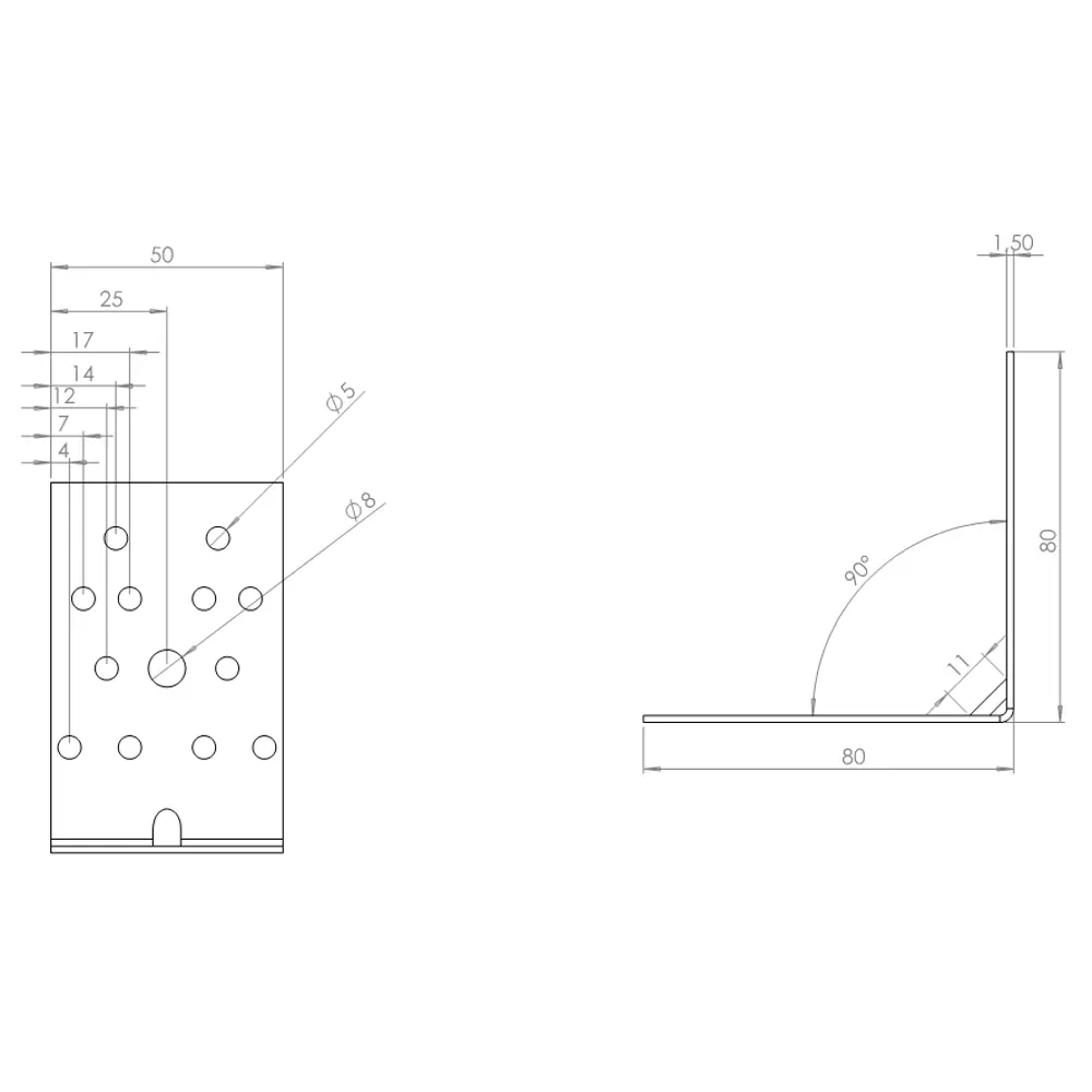 Угол крепежный усиленный 80х80х50х1,5 КРЕПКО-НАКРЕПКО STLM-2189892 - Вид №5