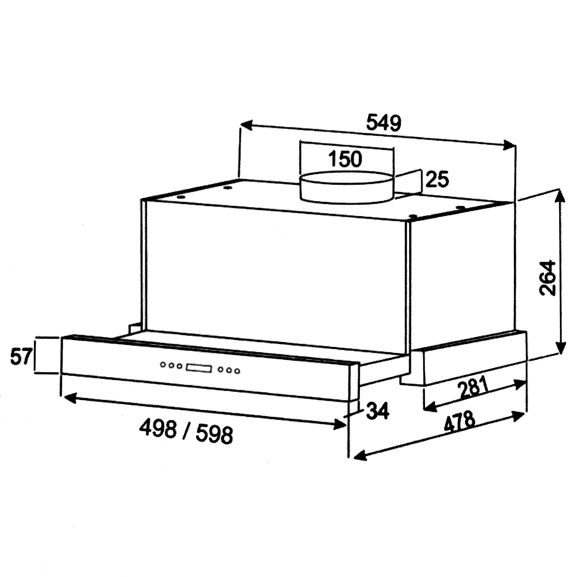 5352261 Вытяжка телескопическая EXITEQ EX-1145 черный/черный STDN-0137805 - Вид №11