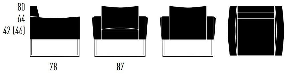 KFF Кресло с подлокотниками Luis sun-id-1486128 - Вид №4