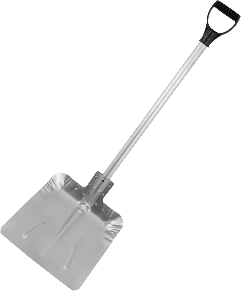 Снеговая лопата ПАВЛОВСКАЯ ЗАРЯ: легкая алюминиевая с эргономичным черенком 82362593