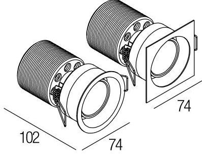 Flexalighting Точечный светильник на потолок sun-id-1363456 - Вид №3