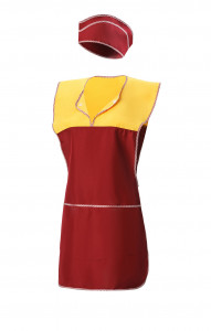 64413 Комплект "Людмила" бордо  Одежда для обслуживающего персонала  размер 56-62