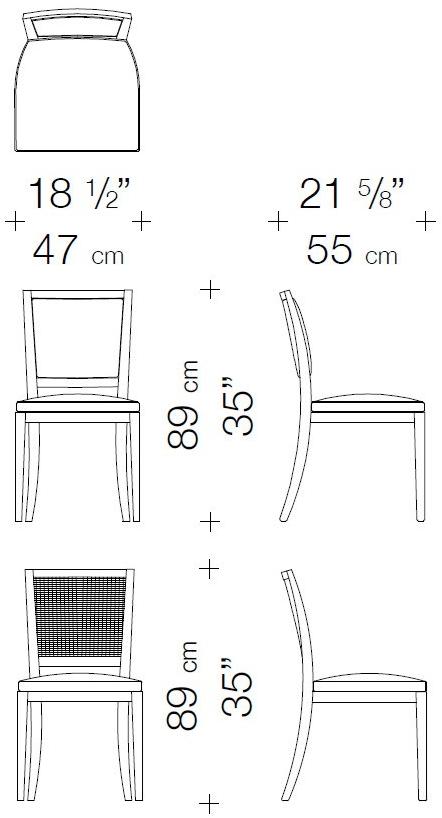 Garbarino Стул из мягкой ткани  Elem1  - Вид №5