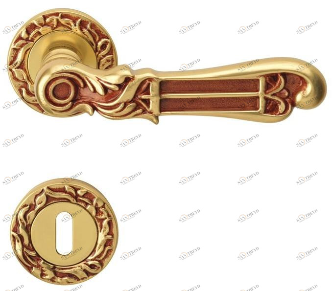 LINEA CALI' Ручка из хромированной латуни на розетке с замком Tiffany sun-id-1362634