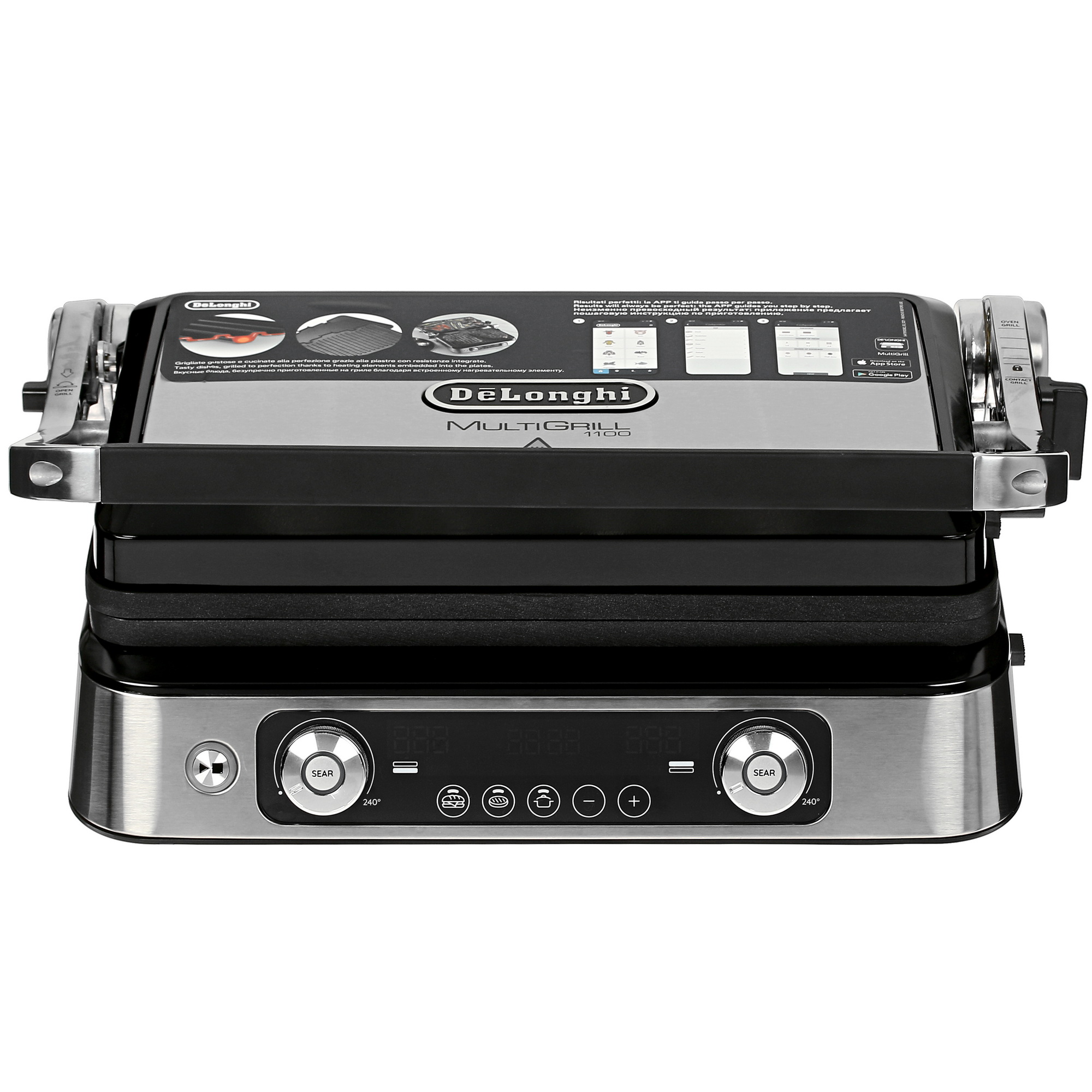 9990375 Гриль Delonghi CGH1112D серый STDN-0007466 - Вид №2