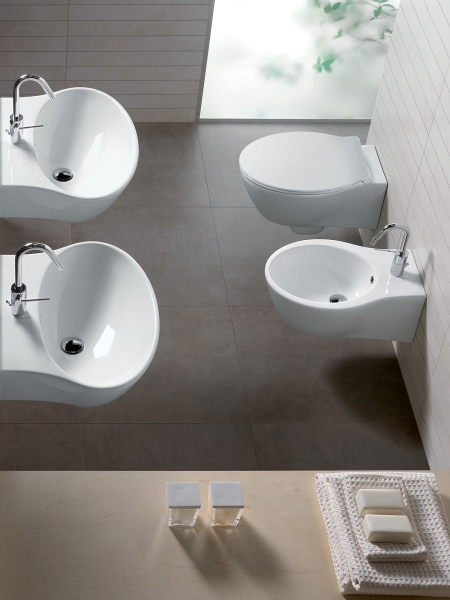 YXNI01 Биде подвесное Nido без отверстий Hatria 