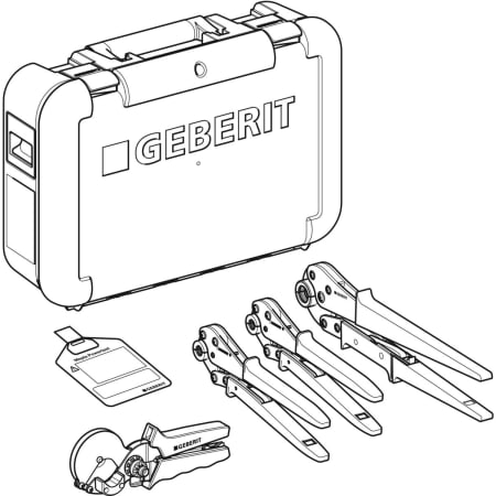 690.486.00.4 Ручной пресс-инструмент Geberit Mepla в футляре Geberit  - Вид №1