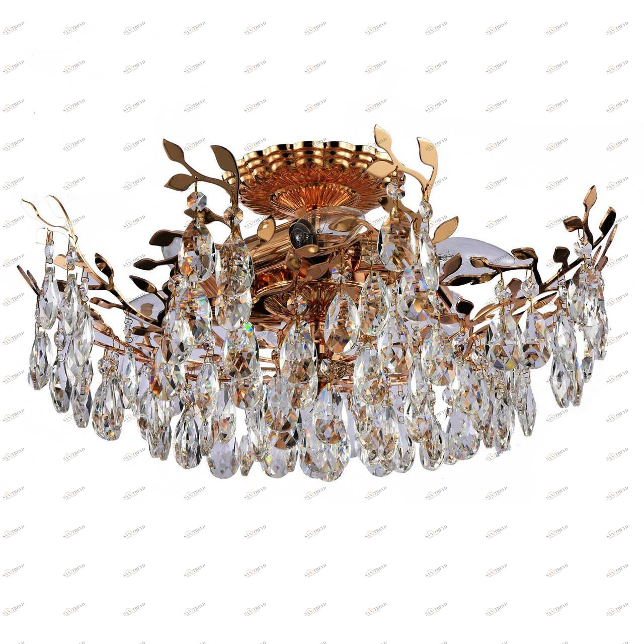 Потолочная люстра Stilfort Sofia 1031/03/06C STILFORT ДИЗАЙНЕРСКИЕ, SOFIA 00-3888521 Золото;прозрачный 