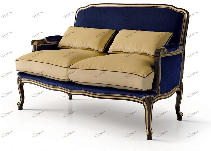 Carpanese Home Бархатный диван Heritage 6539