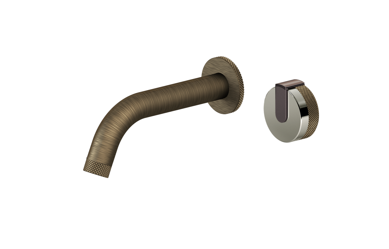 E-11535-R1PC-L1OX-VBB Настенный прогрессивный смеситель скрытого монтажа для раковины GRAFF MOD+