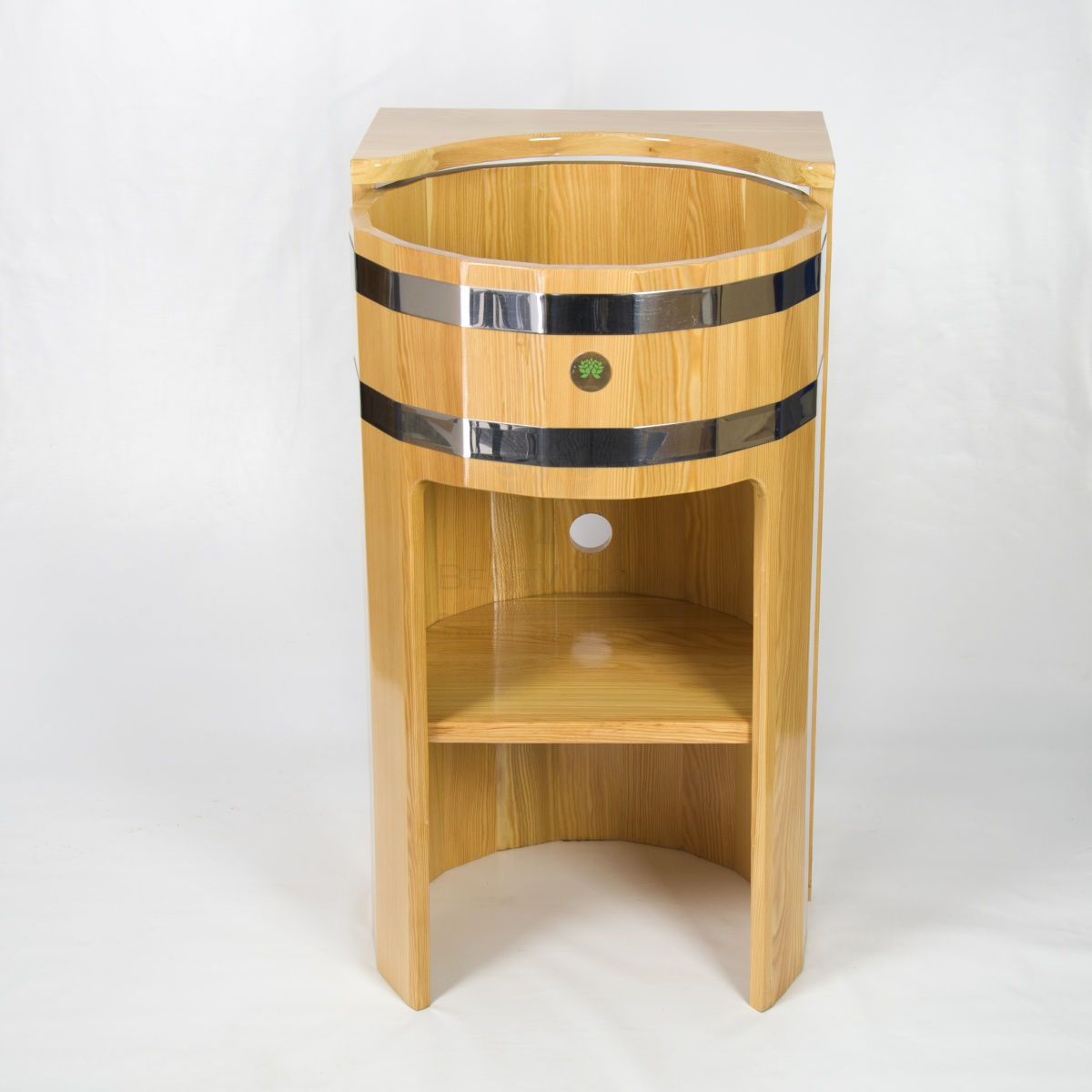 154 Умывальник - стойка прямая (лиственница натуральная) Alyarus  - Вид №2