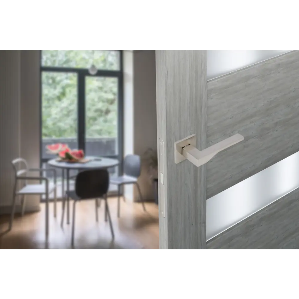 EDSON Дверные ручки EDS-150H-Q2 на розетке, цвет никель 85168794 STLM-0059357 - Вид №7