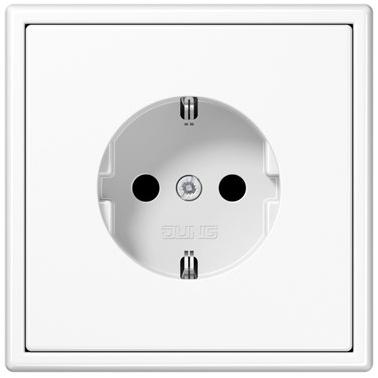 JUNG Пластиковая электрическая розетка Ls 990 sun-id-1446200 - Вид №2