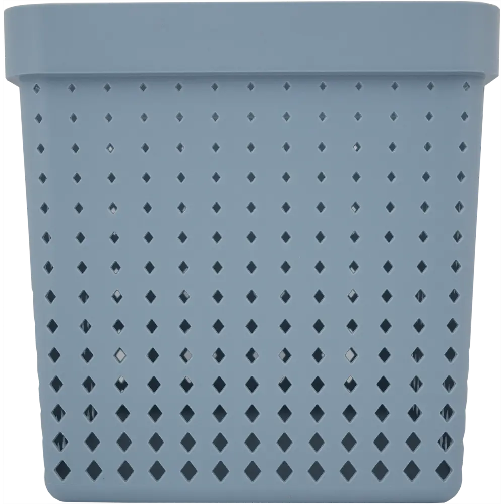 Корзина Seoul 29.5x29.5x29.5 см 21 л полипропилен цвет голубой PLAST TEAM STLM-2121101 - Вид №3