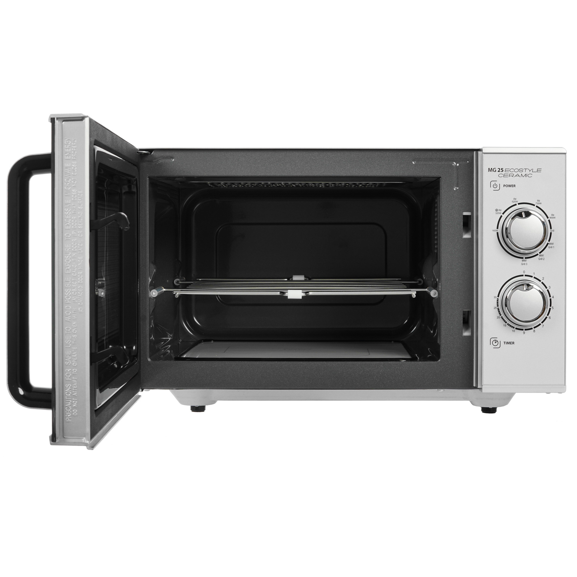 5342129 Микроволновая печь CASO MG 25 Ecostyle Ceramic серебристый STDN-0040277 - Вид №5