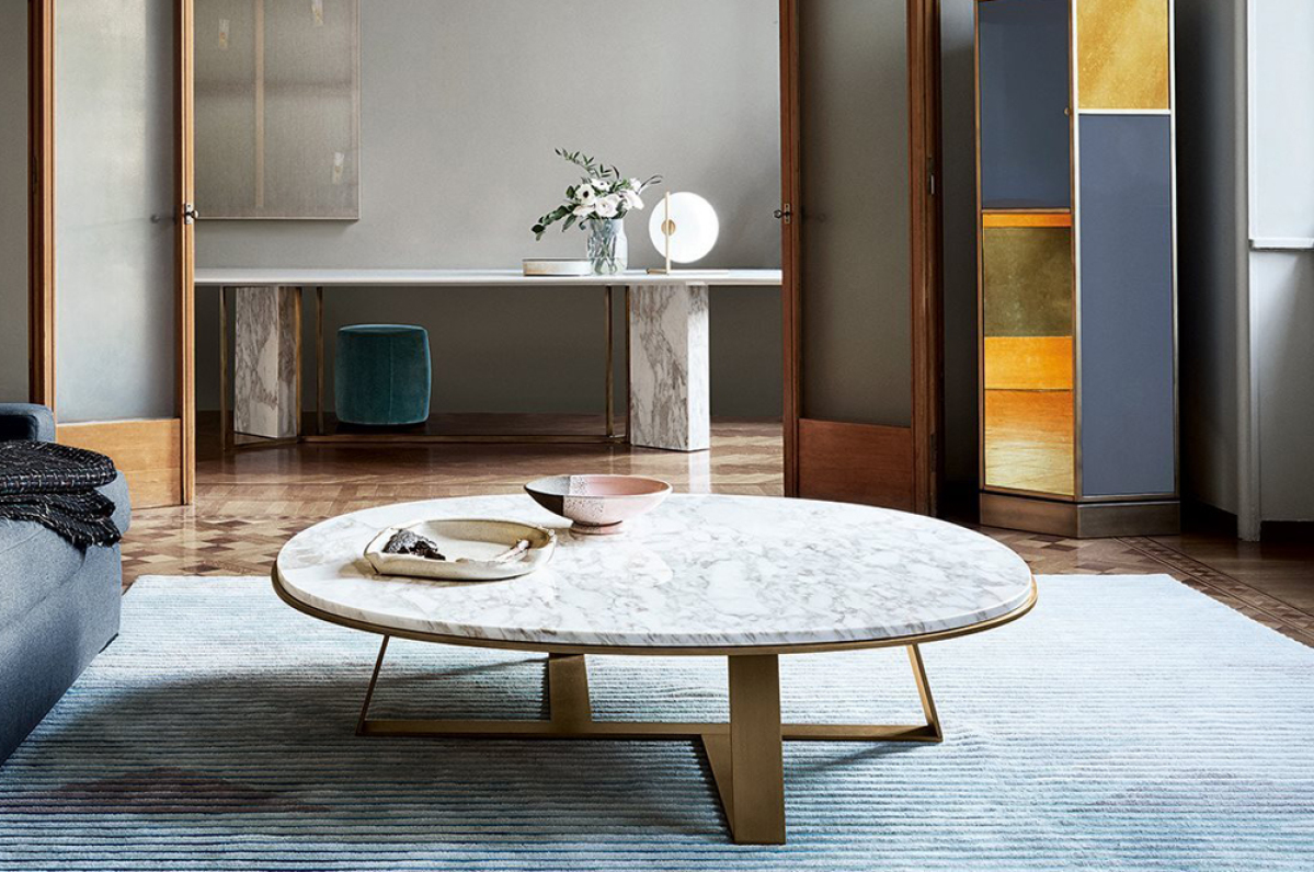 Стол журнальный  MERIDIANI JUDD Shine