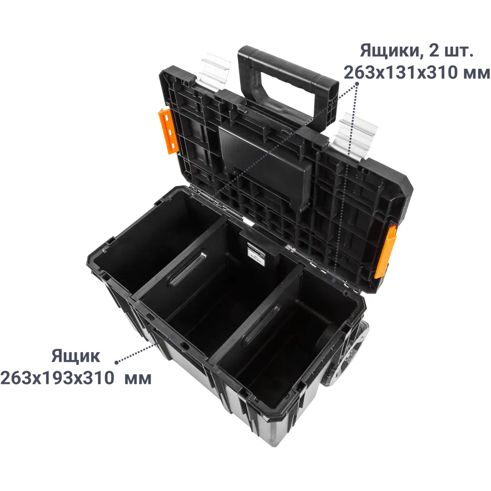 Ящик для инструмента Dexter Pro 530Х383Х345 мм, пластик STLM-2102283 - Вид №1