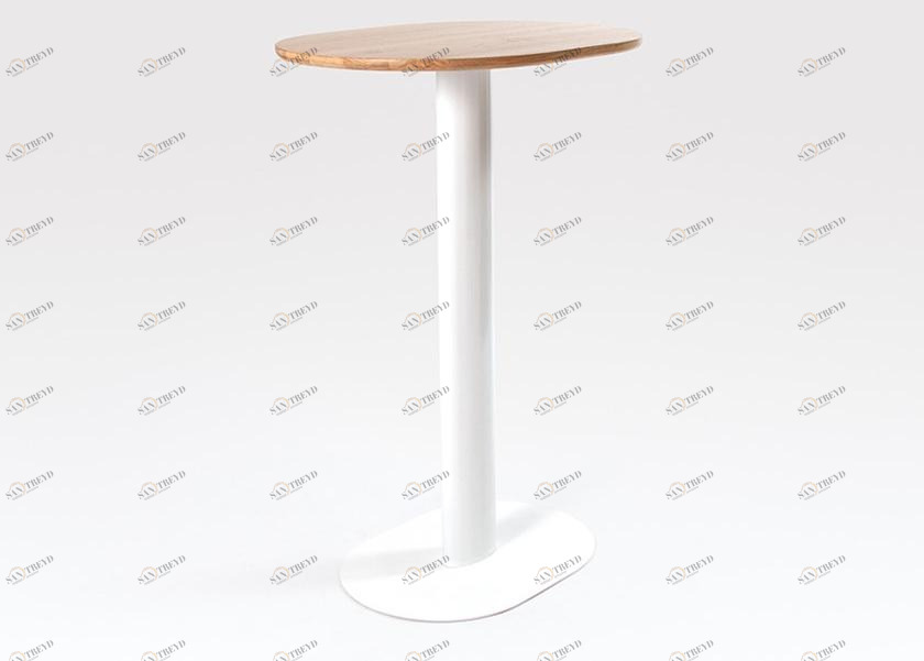 Liqui Contracts Высокий овальный стол из стали и дерева Georgie sun-id-1464490