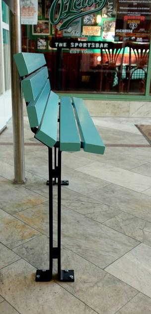 Nola Industrier Скамья из стали со спинкой Kajen sun-id-1372651 - Вид №4