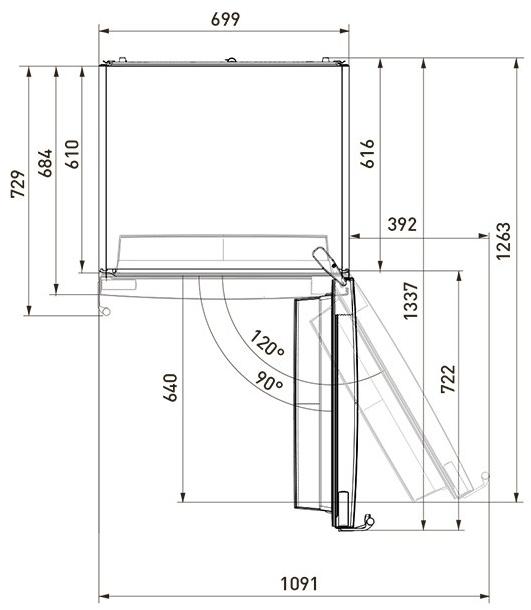 Grundig Отдельностоящий двухдверный холодильник  7293546993  - Вид №2