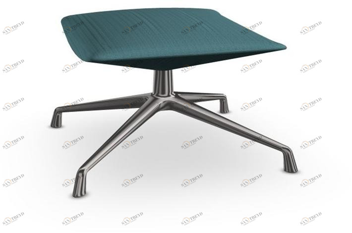 Andreu World Мягкая поворотная подставка для ног с 4 спицами Capri lounge Rs1697