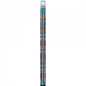 191466 Спицы PRYM прямые алюминий d 4.5 мм 35 см с наконечниками PRYM