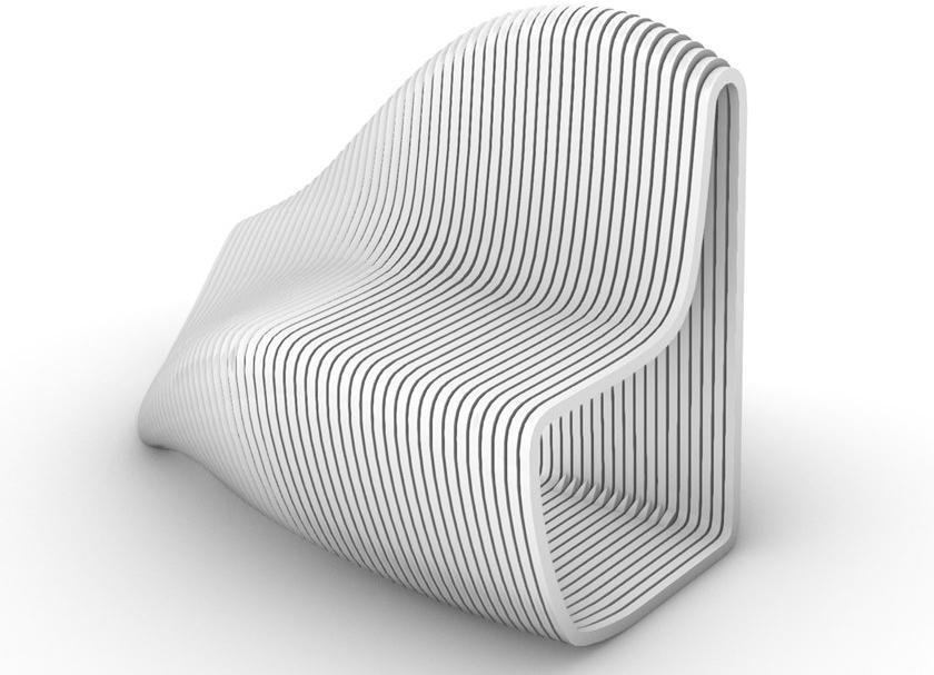 Concreative Бетонная скамья со спинкой  1903-030  - Вид №1