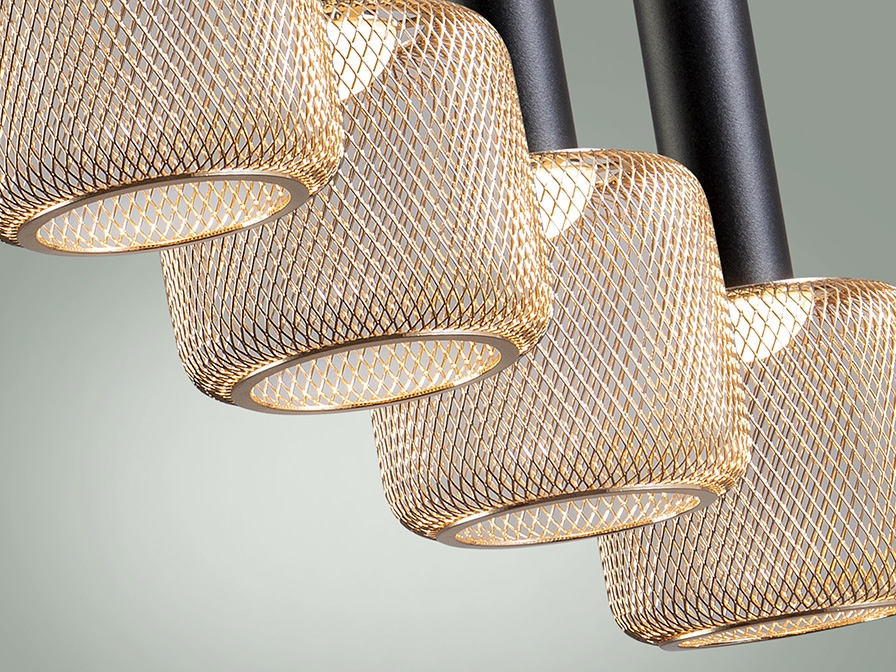 108991 Линейный светильник 4L черный/золотой Schuller Sincro  - Вид №2