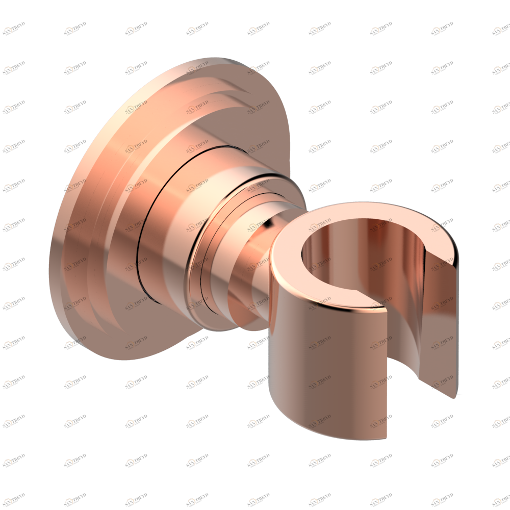 G2M-53F Кронштейн стационарный встраиваемый в стену Thg-paris Faubourg - чёрный фарфор - с рукоятками Blush PVD G2M 53F CAT.F