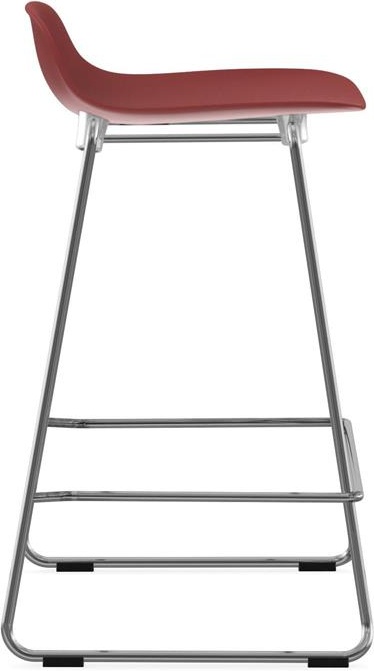603235 Barstool 65 см Stacking Chrome Red Normann Copenhagen Form - Вид №2