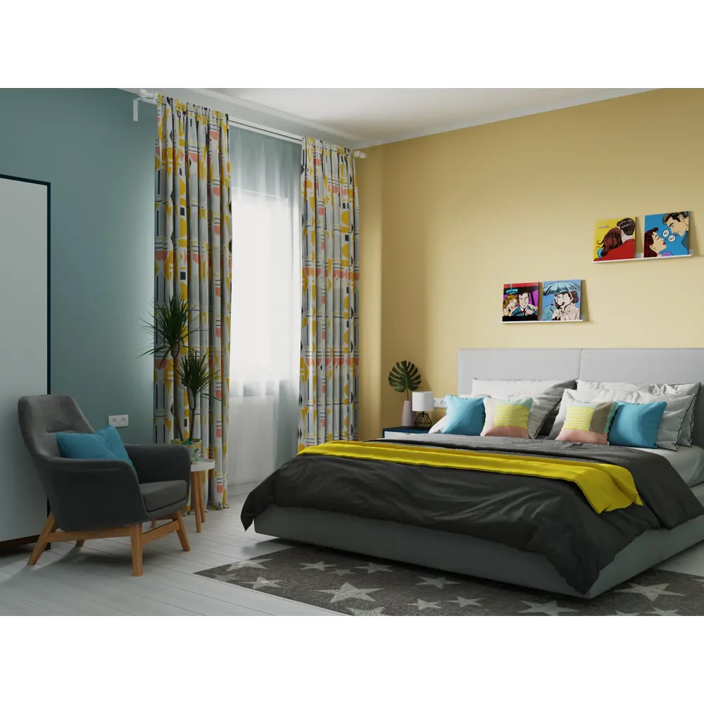 Плед, 180х200 см, фланель, цвет жёлтый BELEZZA STLM-2052836 - Вид №5