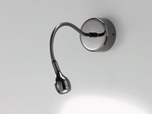 Металлический светодиодный настенный светильник с гибким кронштейном