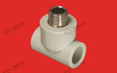 Тройник комбинированный (нар.рез.) 25х3/4 (222525) FV-plast 222525 27345