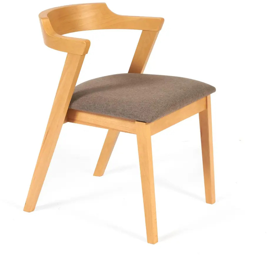 91472462 Кухонный стул Tetchair Верса 74x56x55 см ткань цвет коричневый/бежевый STLM-0874733