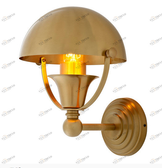 Бра Bancorp от Eichholtz бронза 108637 EICHHOLTZ ПОД СТАРИНУ, ФОНАРЬ 059737 Золото;прозрачный 